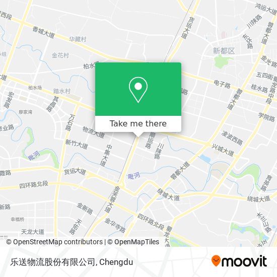 乐送物流股份有限公司 map