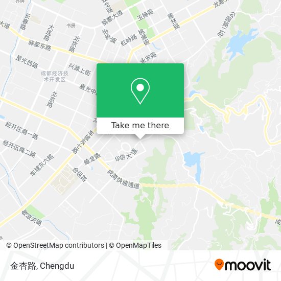 金杏路 map