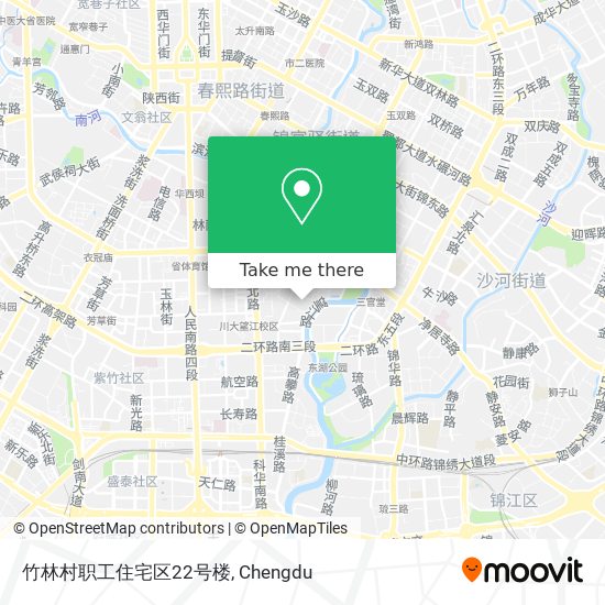 竹林村职工住宅区22号楼 map