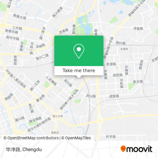 华净路 map