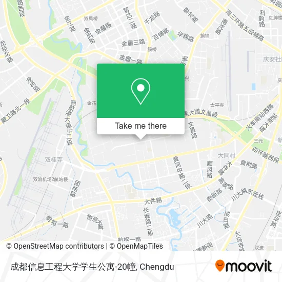 成都信息工程大学学生公寓-20幢 map