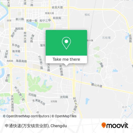 申通快递(万安镇营业部) map