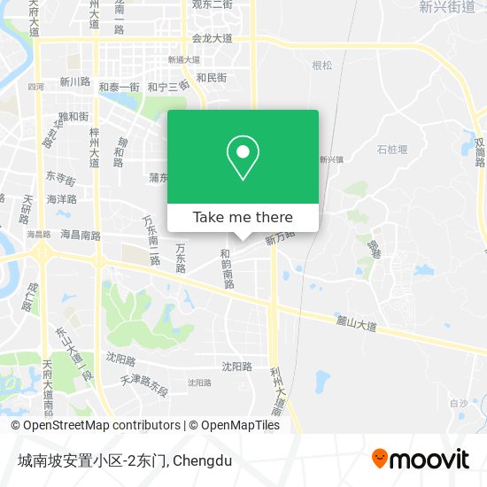 城南坡安置小区-2东门 map