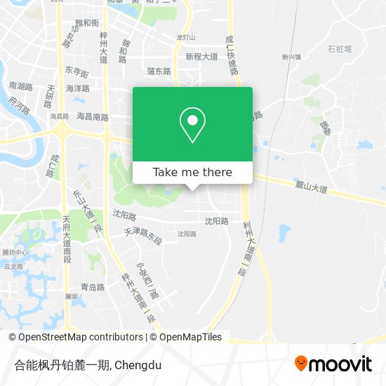 合能枫丹铂麓一期 map