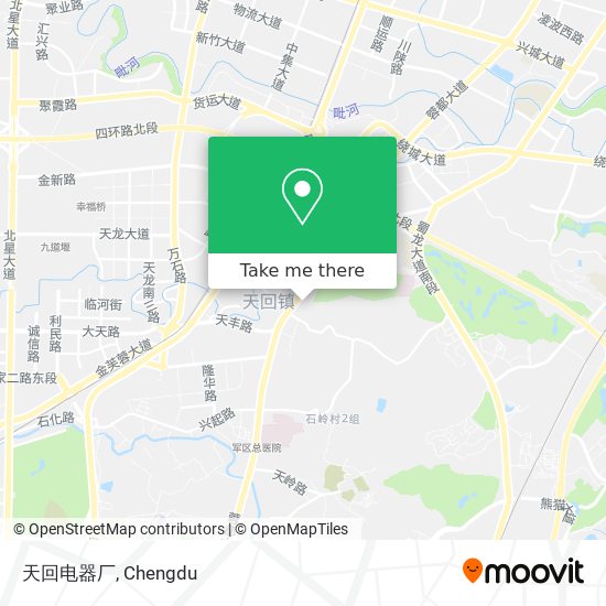天回电器厂 map