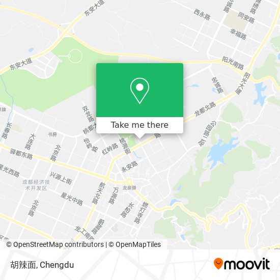 胡辣面 map
