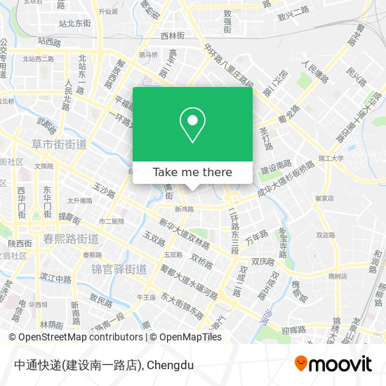 中通快递(建设南一路店) map
