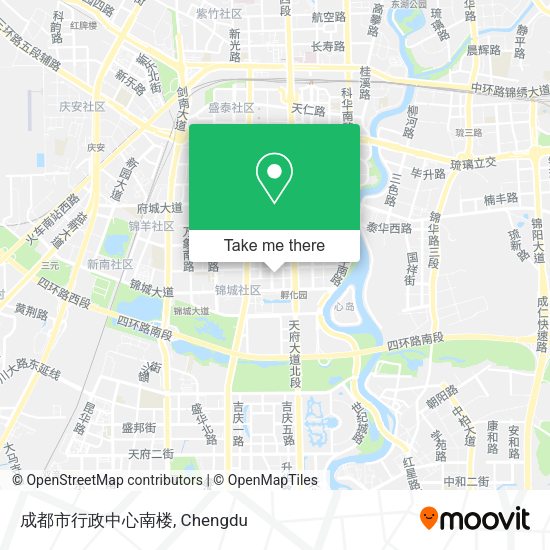 成都市行政中心南楼 map