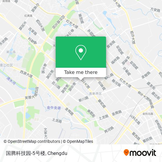 国腾科技园-5号楼 map
