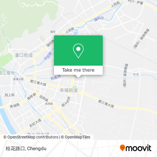 桂花路口 map