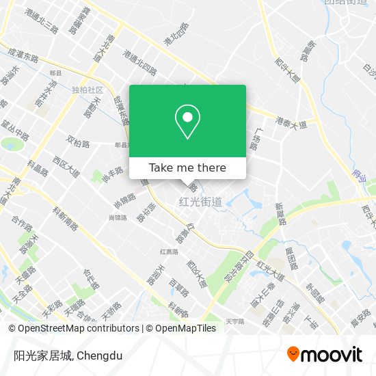 阳光家居城 map