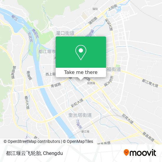 都江堰云飞轮胎 map