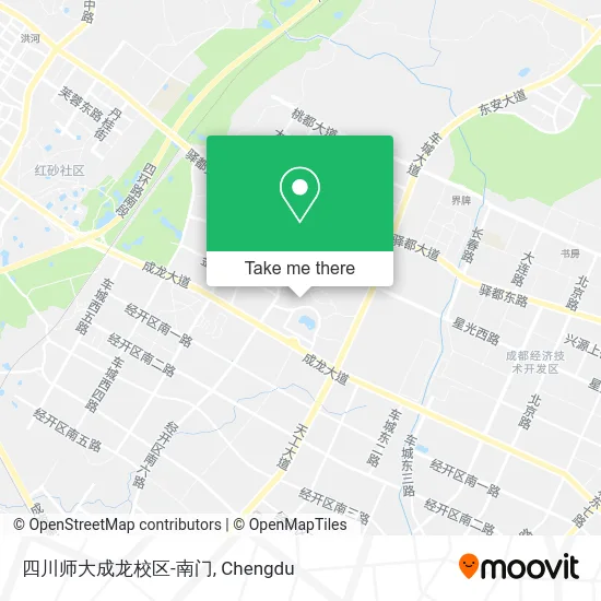 四川师大成龙校区-南门 map