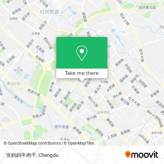 张妈妈牛肉干 map