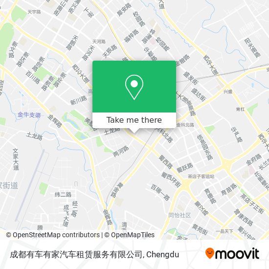 成都有车有家汽车租赁服务有限公司 map