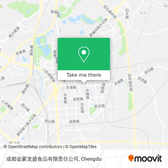 成都金蒙龙盛食品有限责任公司 map