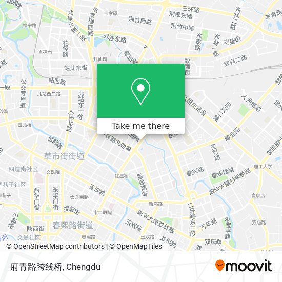 府青路跨线桥 map