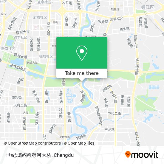 世纪城路跨府河大桥 map