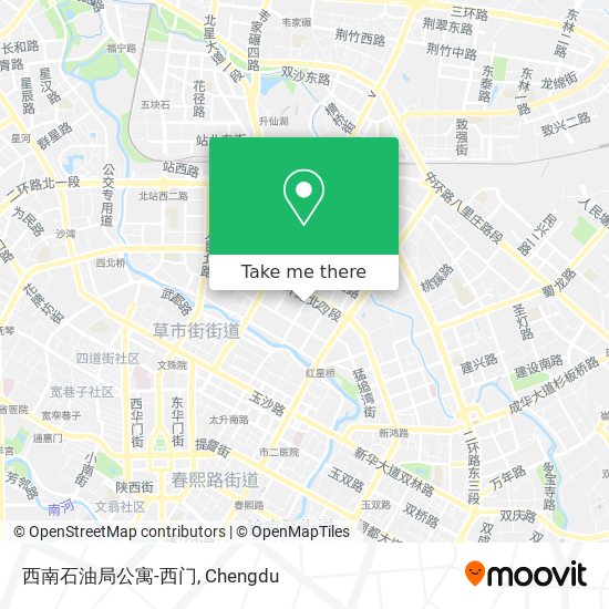 西南石油局公寓-西门 map