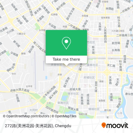 272路(美洲花园-美洲花园) map
