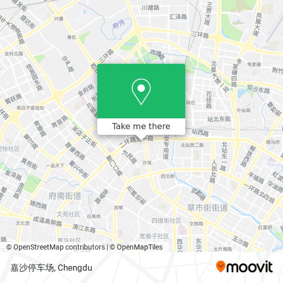 嘉沙停车场 map