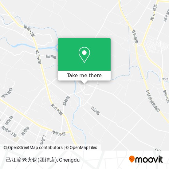 己江渝老火锅(团结店) map