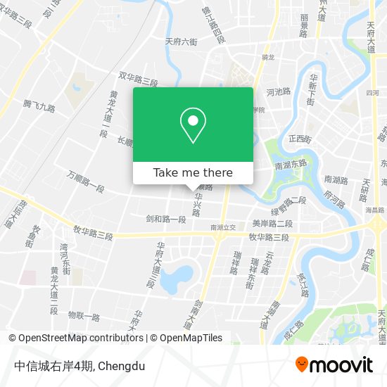 中信城右岸4期 map