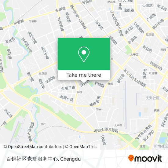 百锦社区党群服务中心 map
