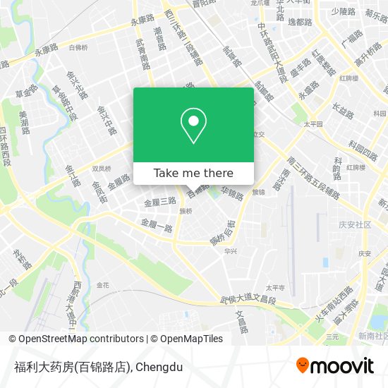 福利大药房(百锦路店) map