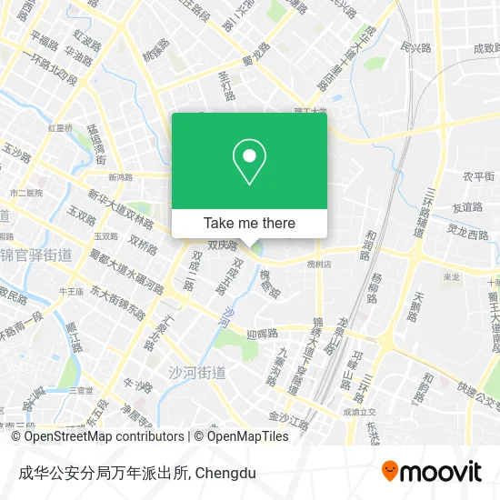 成华公安分局万年派出所 map