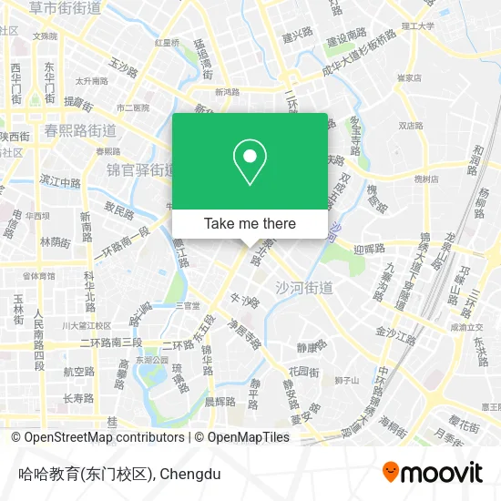 哈哈教育(东门校区) map