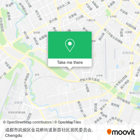 成都市武侯区金花桥街道新苗社区居民委员会 map