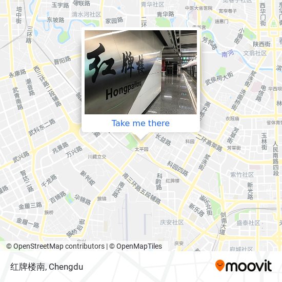 红牌楼南 map