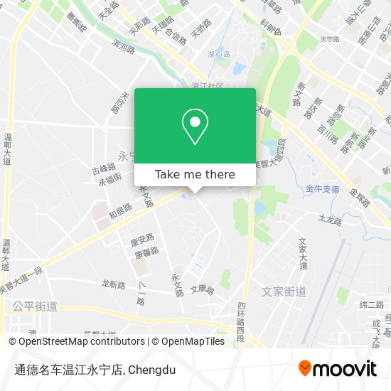 通德名车温江永宁店 map