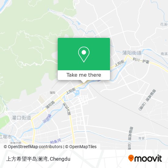 上方希望半岛澜湾 map