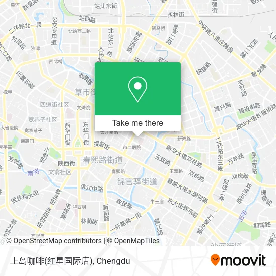 上岛咖啡(红星国际店) map