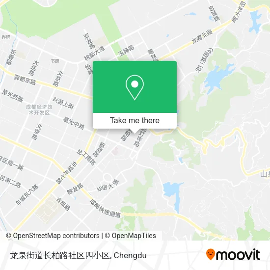 龙泉街道长柏路社区四小区 map