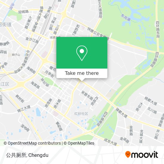 公共厕所 map