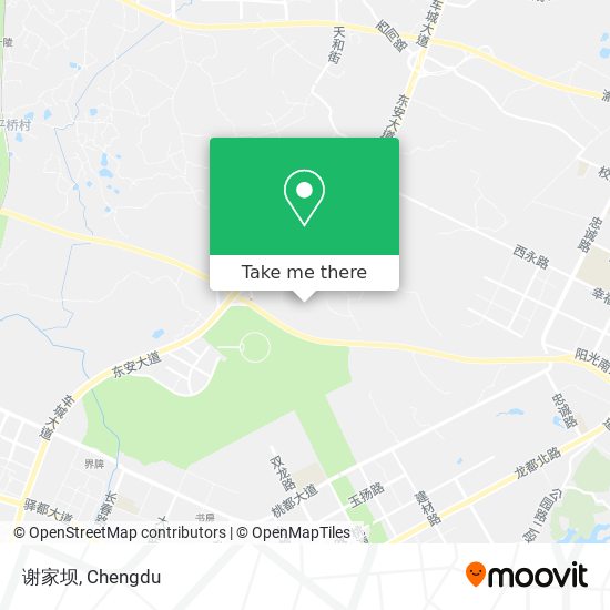 谢家坝 map