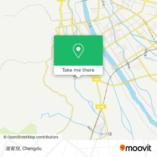 谢家坝 map
