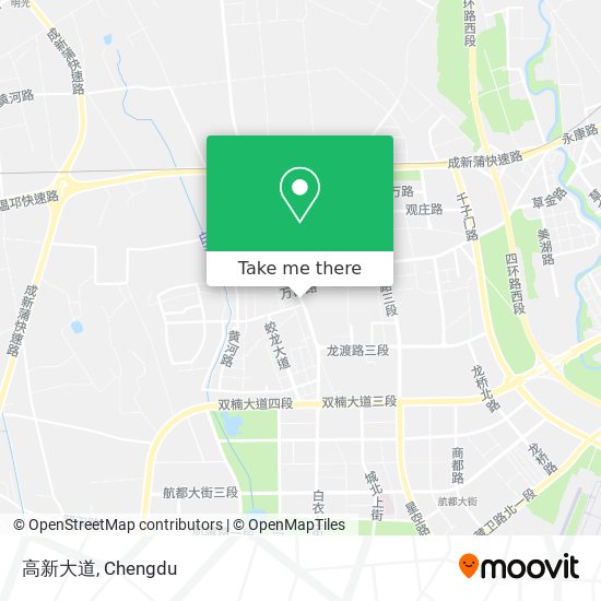 高新大道 map