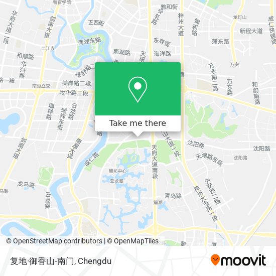复地·御香山-南门 map