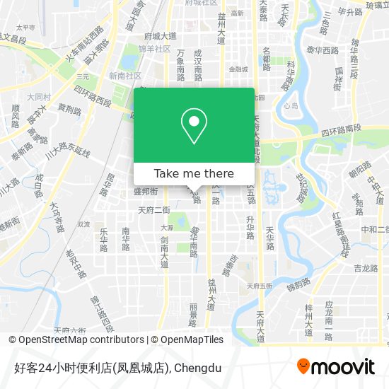 好客24小时便利店(凤凰城店) map