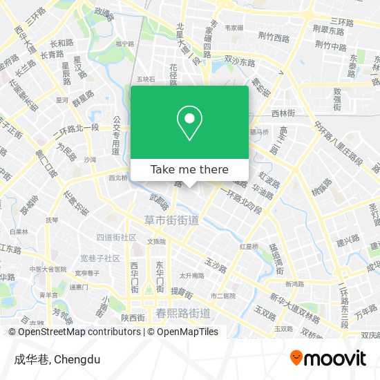 成华巷 map
