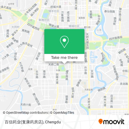 百信药业(复康药房店) map