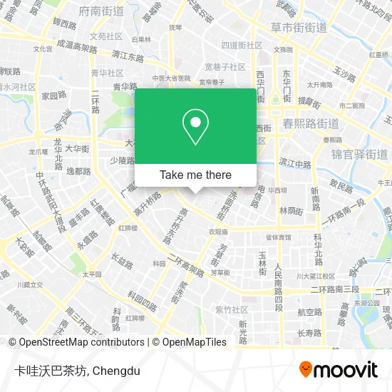卡哇沃巴茶坊 map