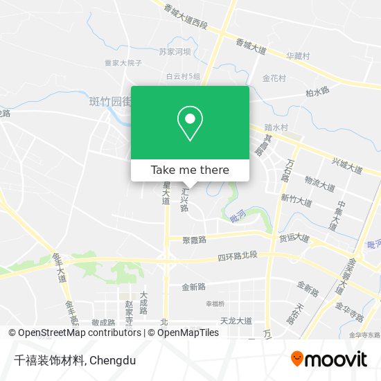 千禧装饰材料 map