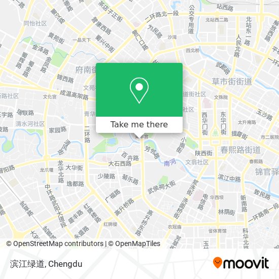 滨江绿道 map