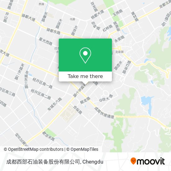 成都西部石油装备股份有限公司 map