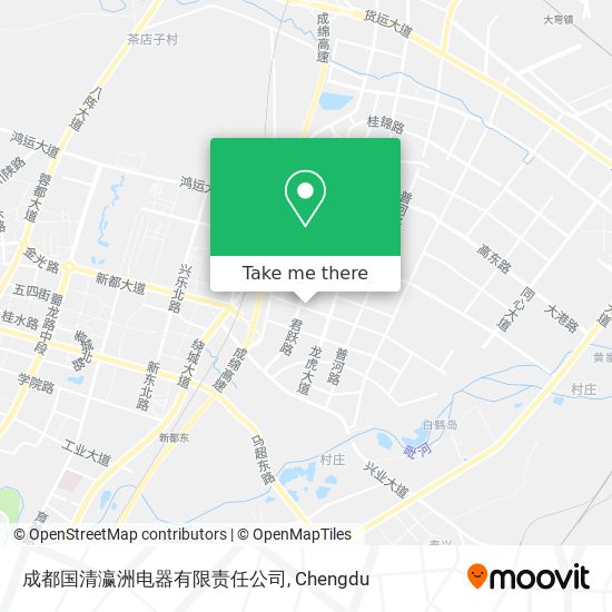 成都国清瀛洲电器有限责任公司 map